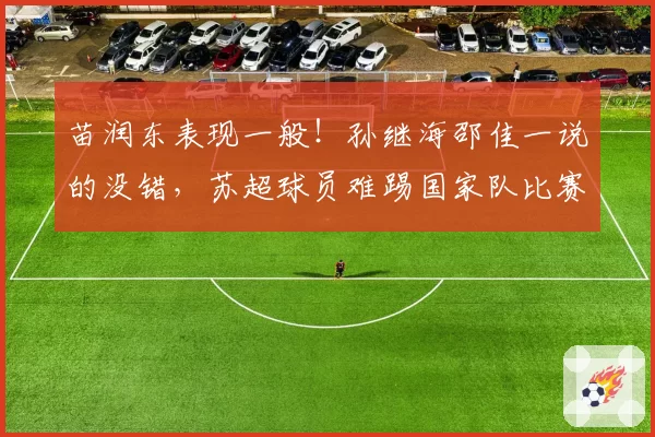 苗润东表现一般!孙继海邵佳一说的没错,苏超球员难踢国家队比赛